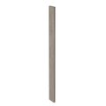 Cambridge Grey Nordic Slab Style Kitchen Cabinet Filler (3 in W x 0.75 in D x 96 in H) SA-PUSF396-GN